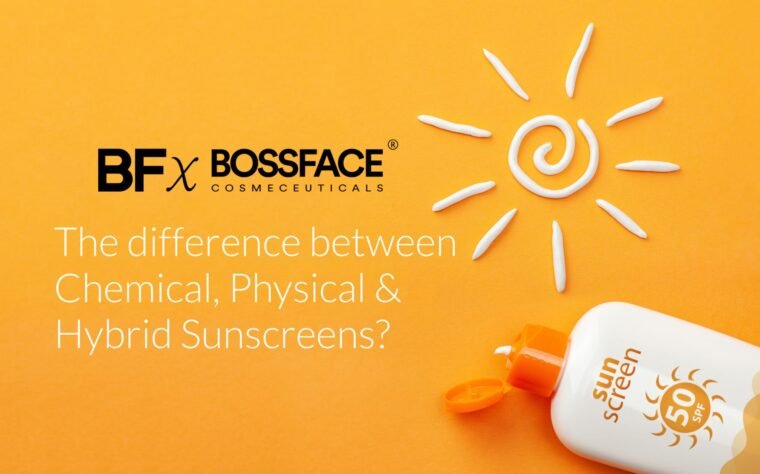 Difference between chemical, physical and hybrid suncream SPF