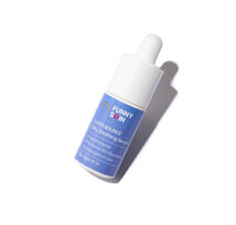 Funny Skin silky soothing serum lying flat on a white background