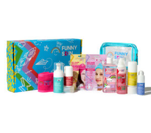 Funny skin all stars kit - all products in a blue box